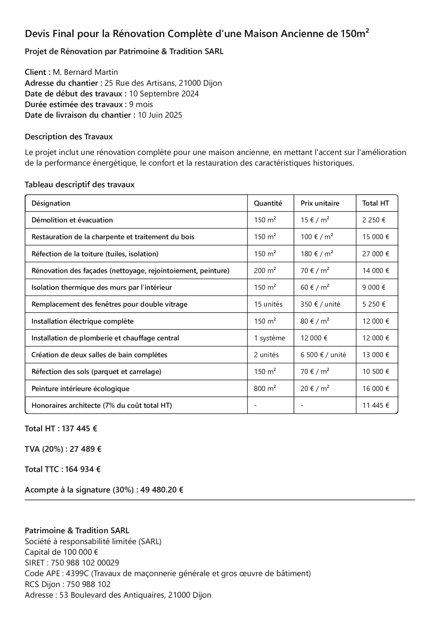 obtenez rapidement un devis personnalisé pour vos travaux de rénovation. comparez les prix, trouvez des professionnels qualifiés et démarrez votre projet en toute sérénité !